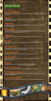 Lions, Tigers & Beers Drink Menu